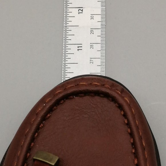 Orthaheel Womens Loafers Mae Brown Faux Leather Slip On Round Toe Flat Heel 6 - Picture 6 of 10